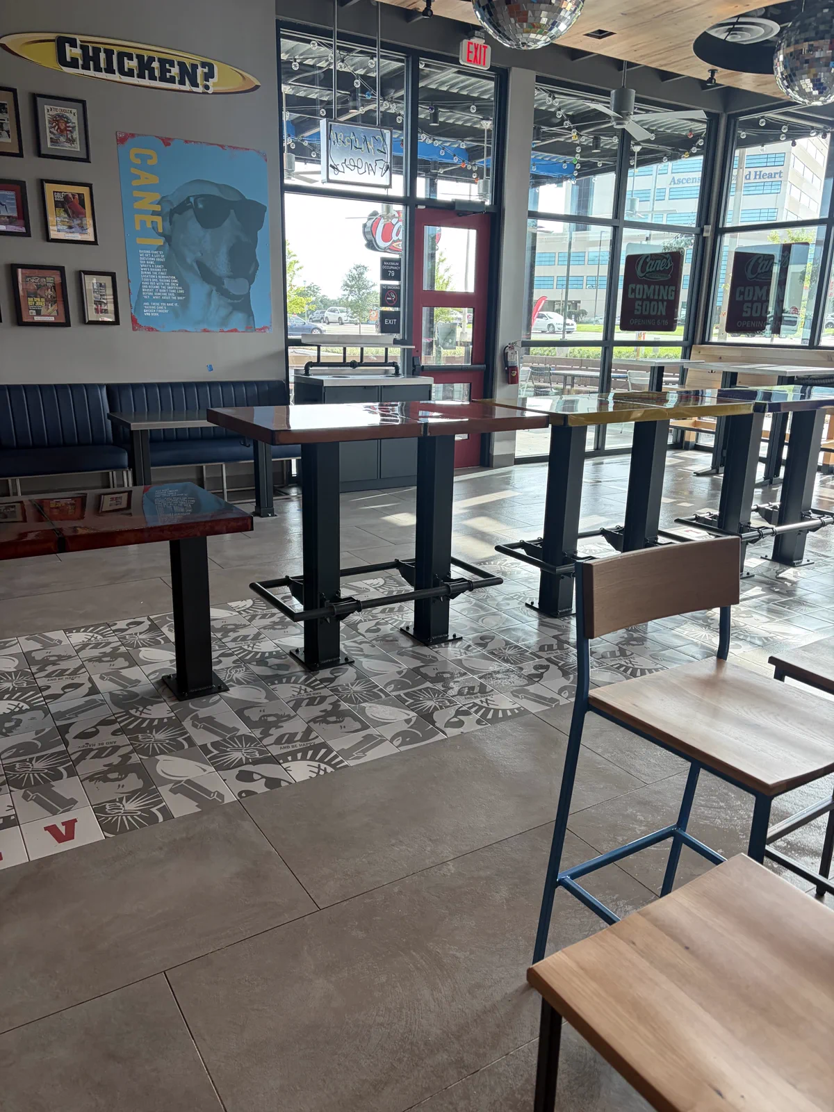 Same space after post-construction cleaning
